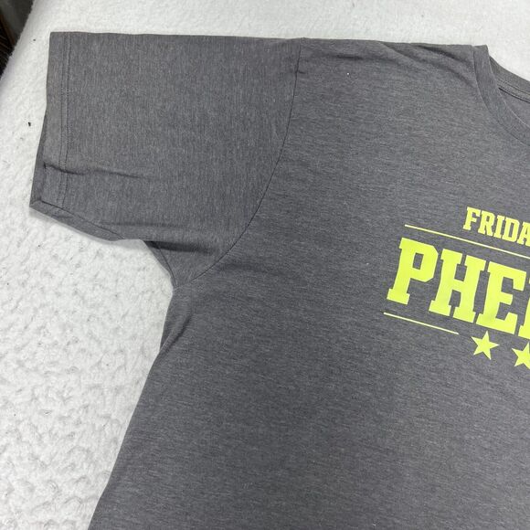 Adidas ClimaLite Men's XXL Short Sleeve Gray Graphic T Shirt Friday Night Phenom - Picture 5 of 12